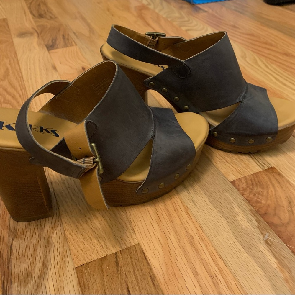 Korks Kristian Wood Sandals
